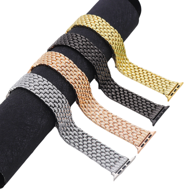 Quick Release Stainless Steel Watch Band Matte Brushed Metal Watchband 14mm 16mm 18mm 20mm 22mm 24mm Universal Solid Stainless Steel Metal Smartwatch Bracelet Replacement Band for Men Women - Image 2