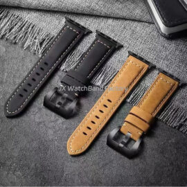 Benchmark Leather Watch Band – Crazy Horse Oiled Leather Watch Straps